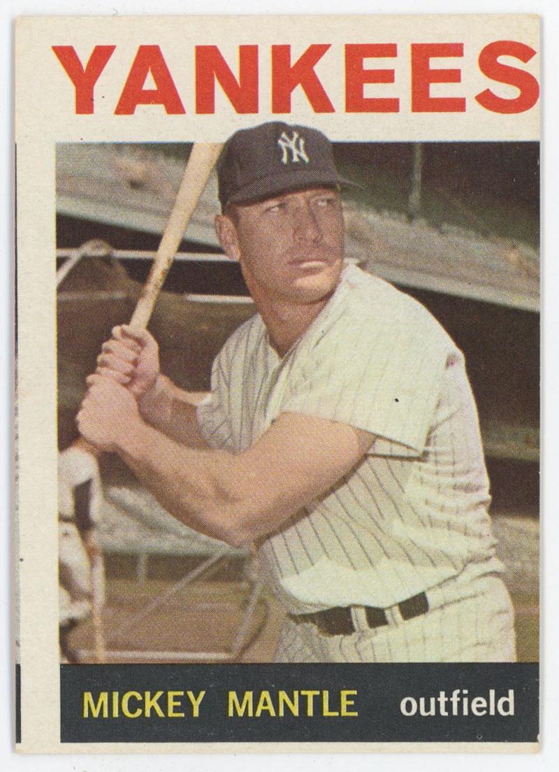 1964 Topps 50 Mantle VG mc