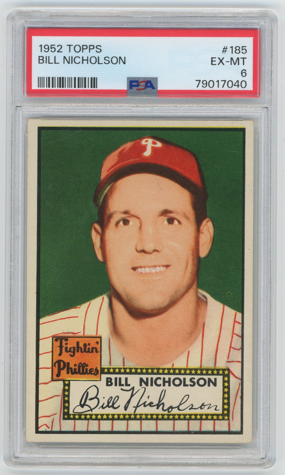1952 Topps 185  PSA 6