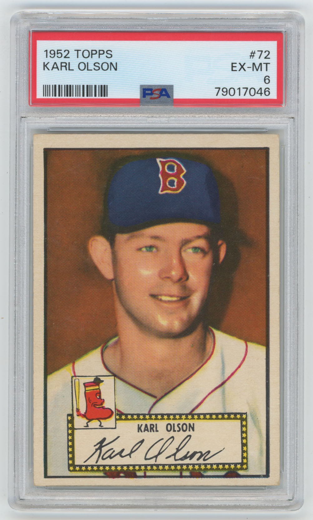 1952 Topps 72  PSA 6