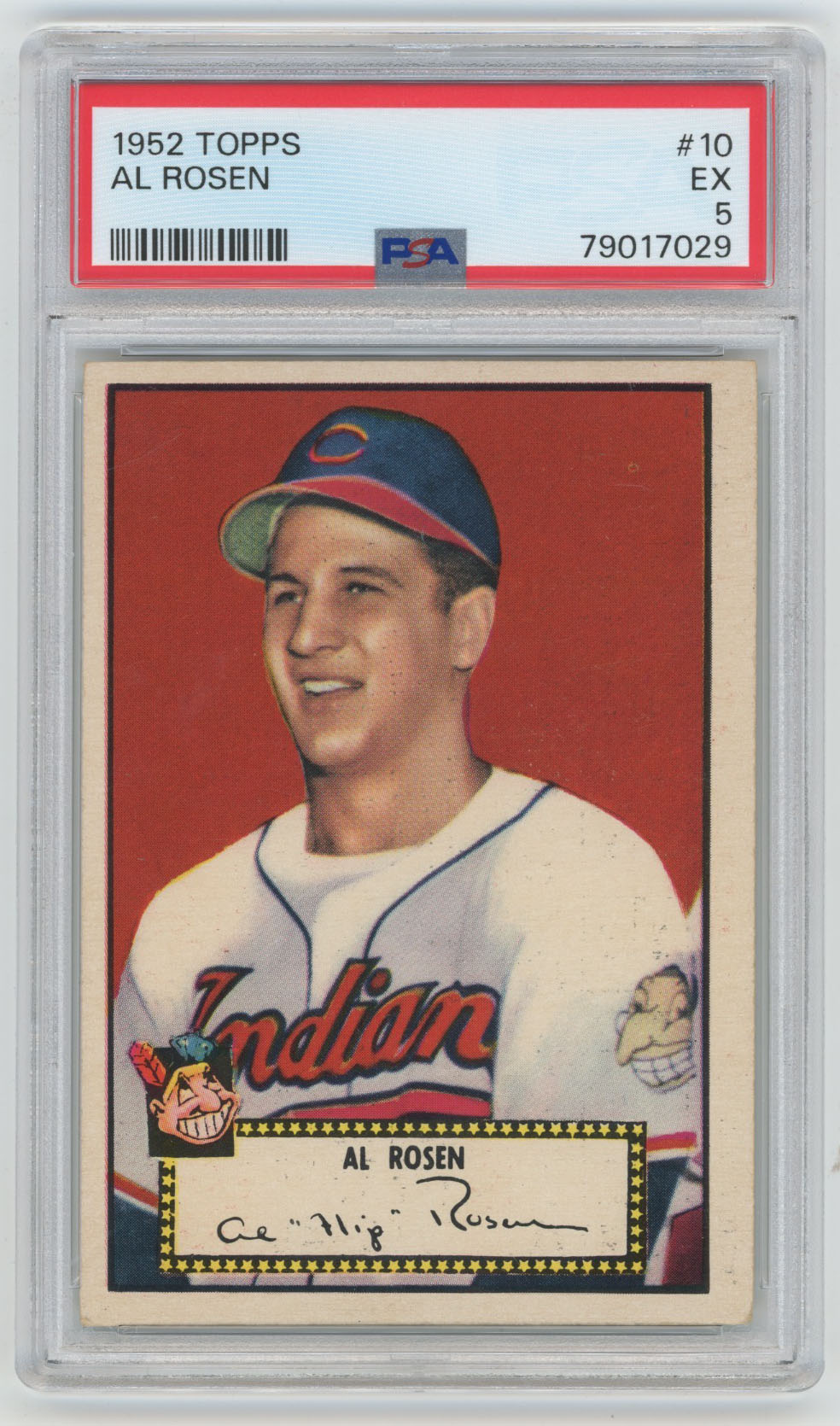 1952 Topps 10 Rosen PSA 5
