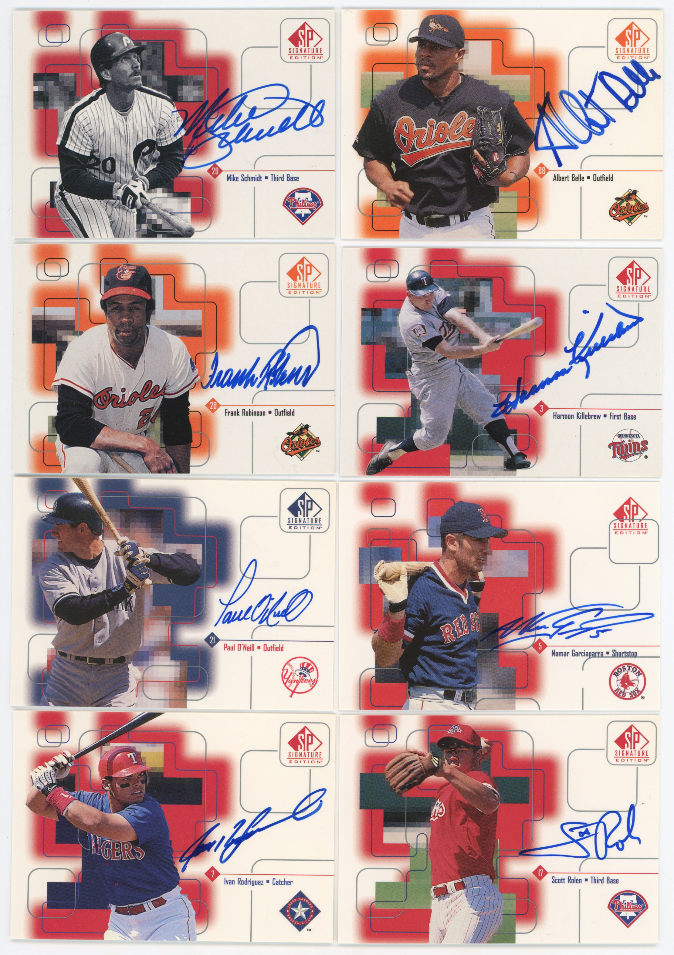 1999 Upper Deck SP Signature  Collection of 131 cards w/many stars 9