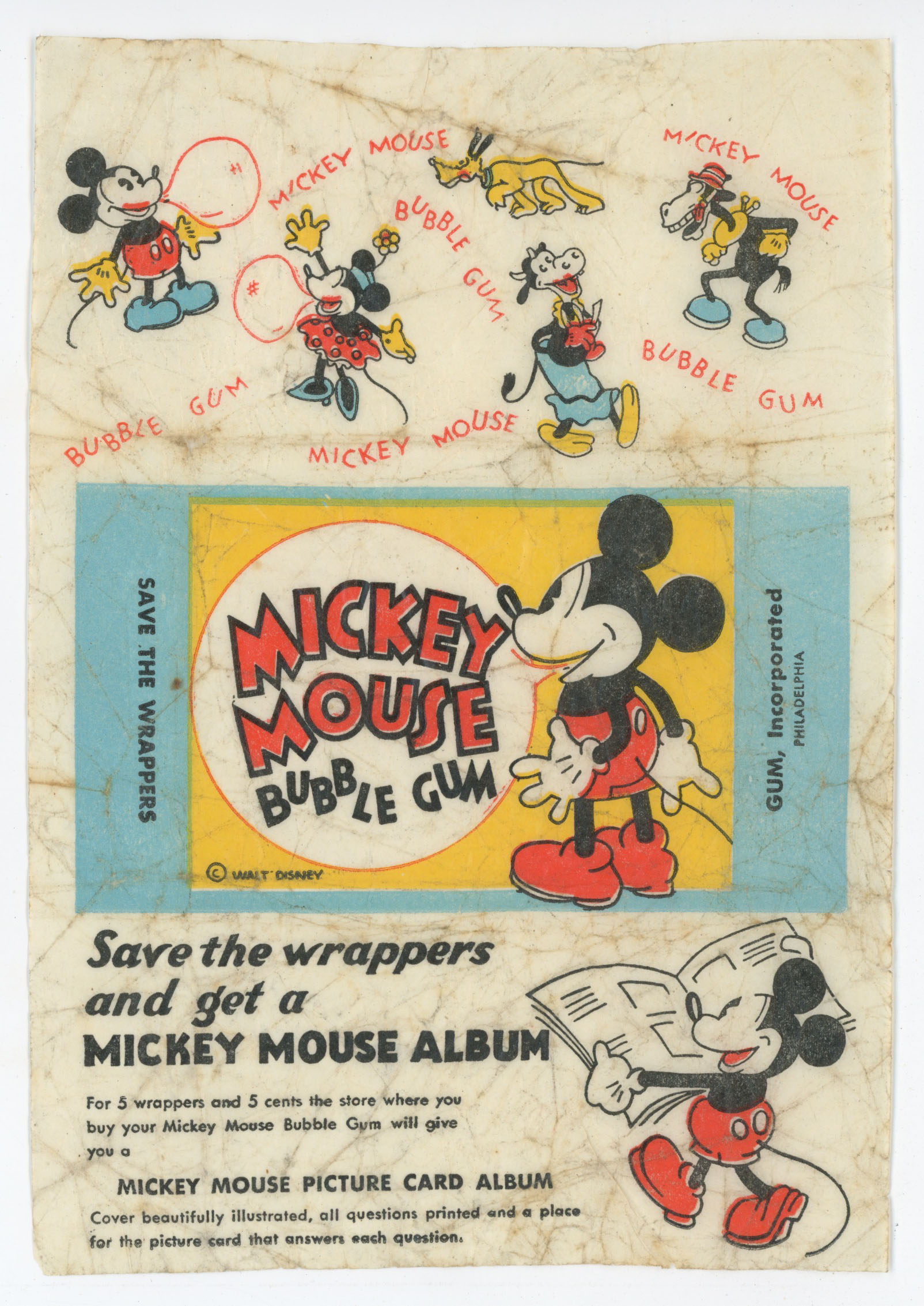 1935 Mickey Mouse  Wrapper
