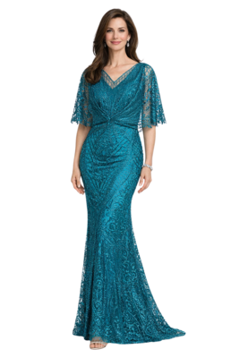 Ravi Green Dress - Alquiler de vestido para Matrimonio en Bogotá - Click2Dress - Vista 1