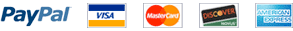 Pay with Visa, MasterCard, American Express, Discover, or PayPal - DIVOT