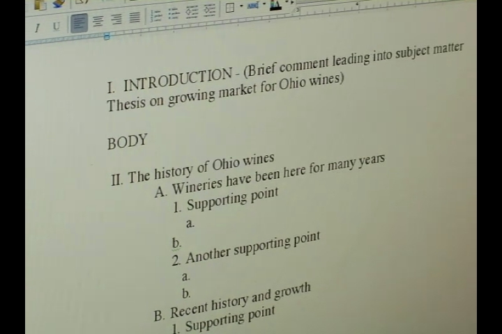 college outlines