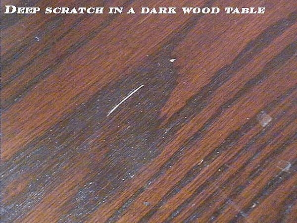 How To Fix A Deep Scratch In A Wood Table Hunker