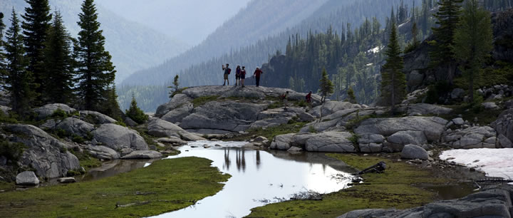 Heli-Hiking in the Bugaboos