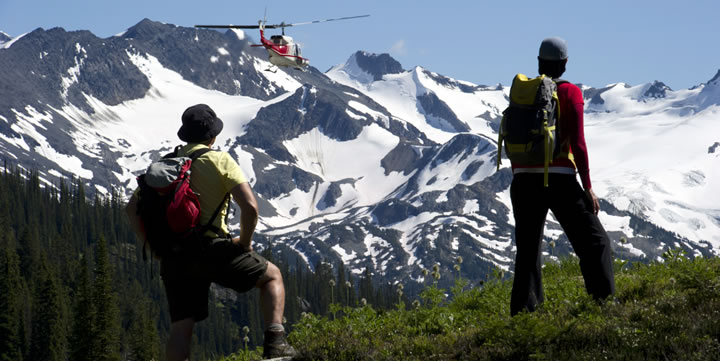 Heli-Hiking is fun for all ages