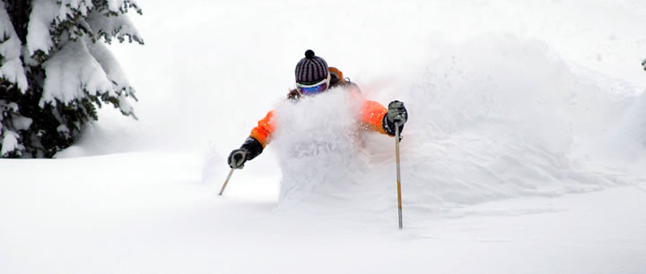 Powder Skiing at CMH K2