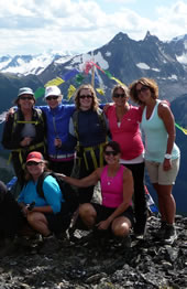 Women's Adventure Travel with CMH Bodacious in the Bugaboos