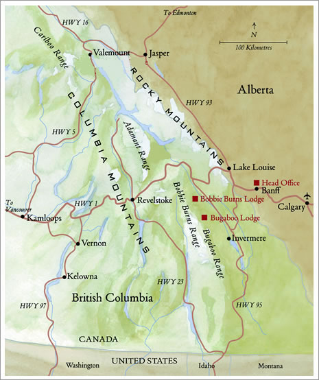 CMH Summer Adventures Lodge Map