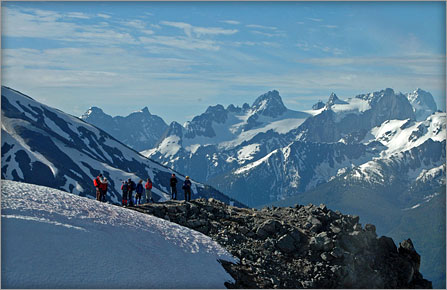 Heli-Hiking at CMH Bobbie Burns Lodge