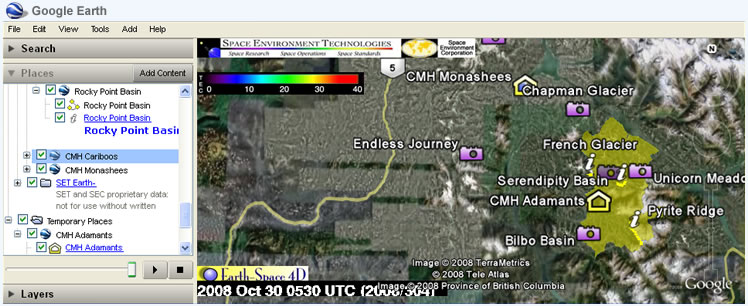 Google Earth Maps of CMH Areas