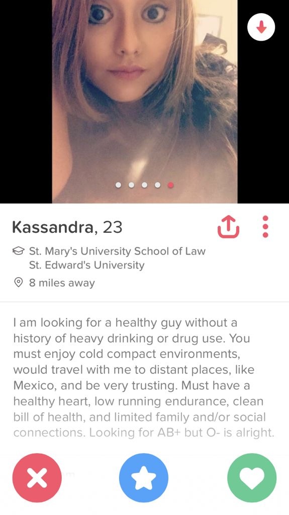 T-couldyouimagineaguywiththisbioevergettingaswiperightsexism