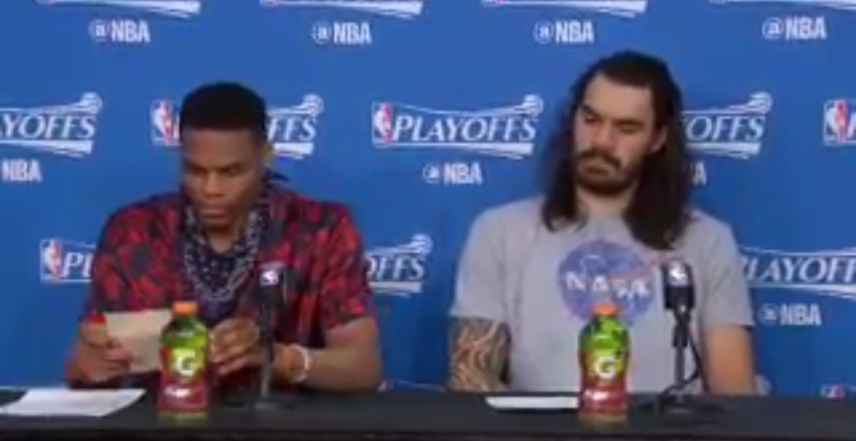 Russell Westbrook Stuffed A Reporter In A Locker For Asking A Completely Fair Question