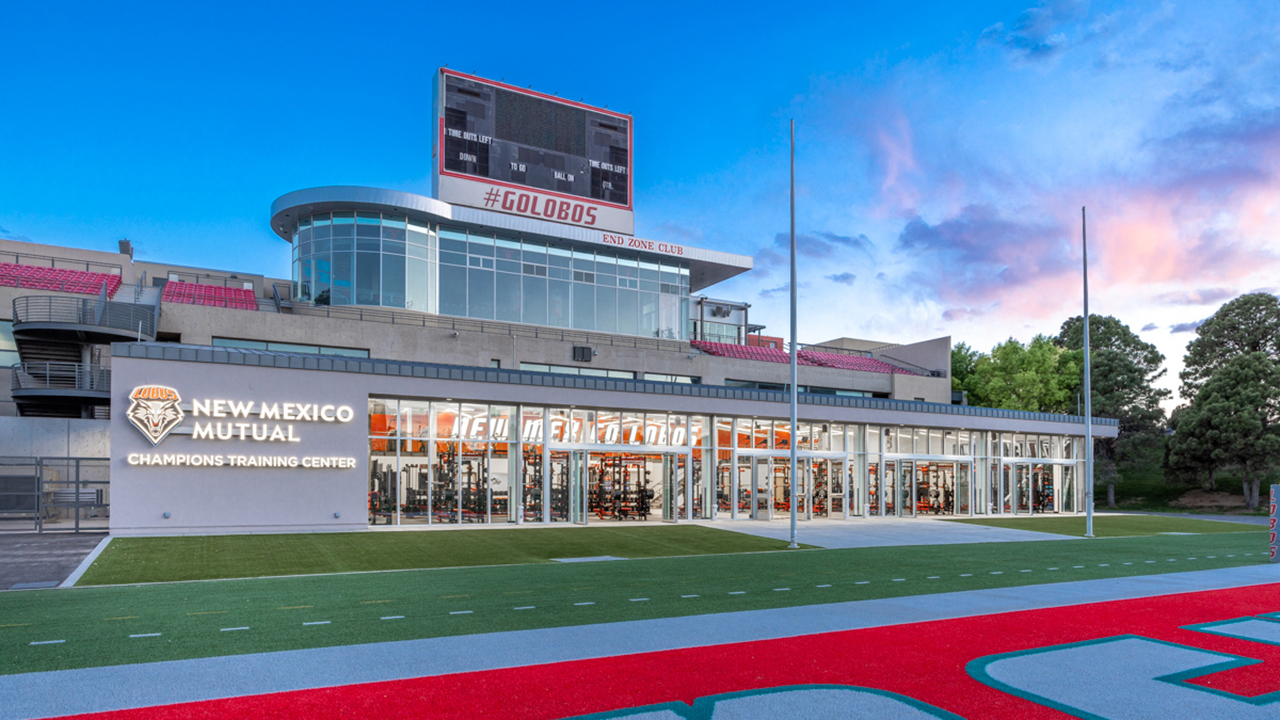 UNM New Mexico Mutual Champions Training Center wins AGC New Mexico Award for Best Buildings