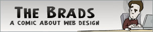 the Brads comic banner