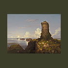 Italian Coast Scene with Ruined Tower