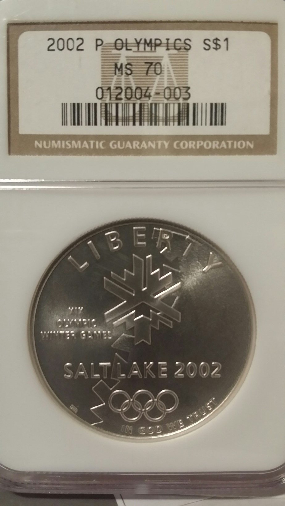 2002 P OLYMPICS S$1 MS | Coin Explorer | NGC