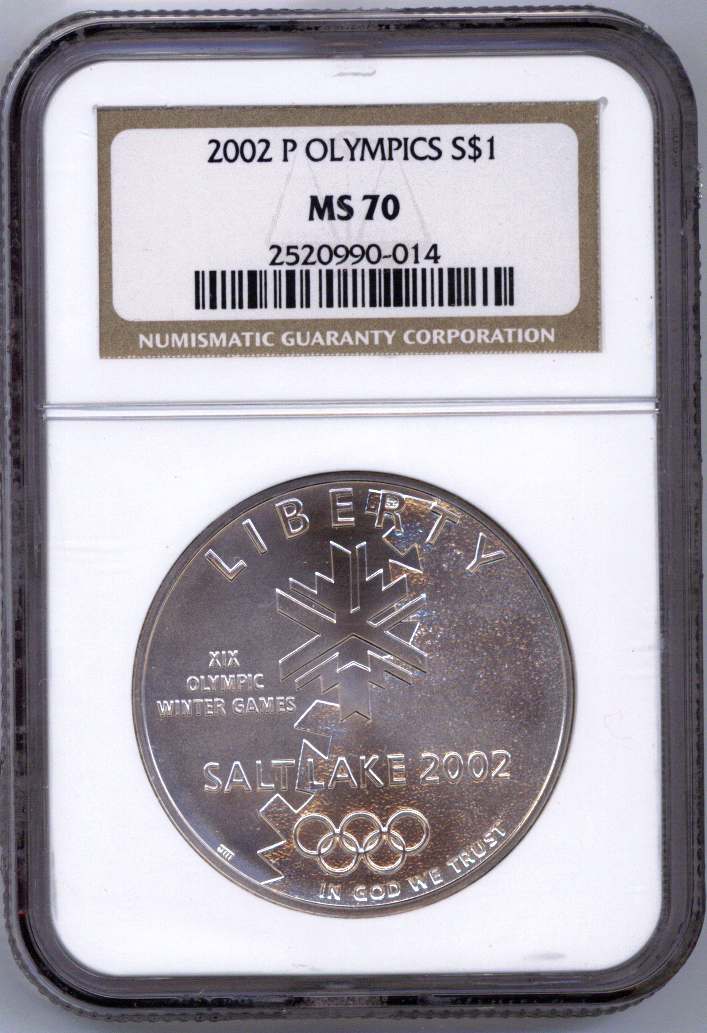 2002 P OLYMPICS S$1 MS | Coin Explorer | NGC