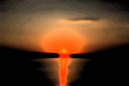 Sunset_over_millinocket_lake__3