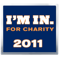 2011 ING New York City Marathon I'm In for Charity Badge