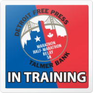 2011 Detroit Free Press Marathon - In Training Badge