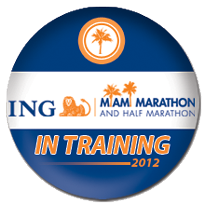 2012 ING Miami Marathon and Half Marathon - In Training Badge
