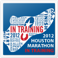 2012 Chevron Houston Marathon - In Training Badge