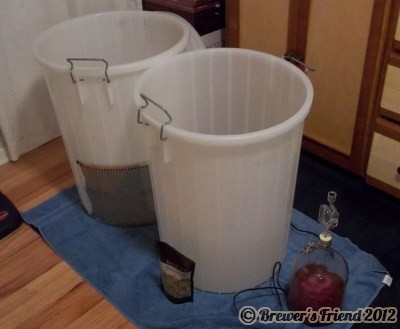 24 Gallon Wine Fermentors