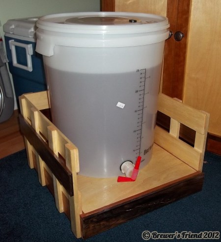 beer wagon in action