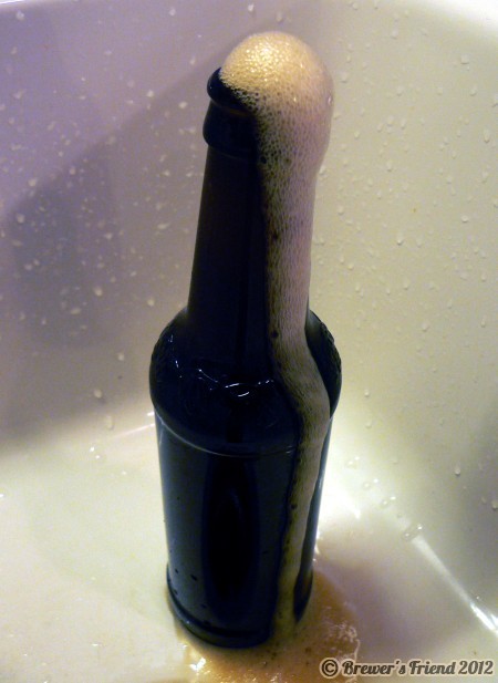 home brew bottle bomb