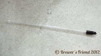 beer bottling wand racking cane