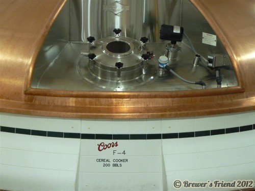 coors brewery mash tun