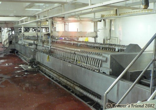 coors brewery grain press