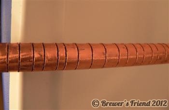mash tun copper manifold slits