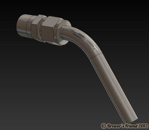 dip tube CAD designed