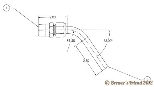 dip tube PORTL08-002