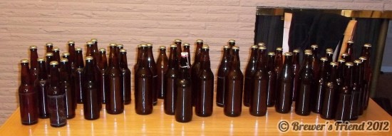 home brew in bottle