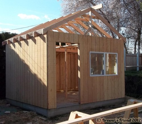 Brew shed framing