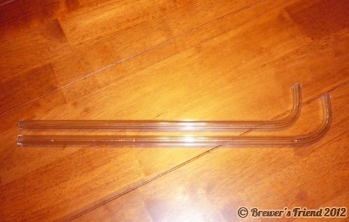 site gauge bent ready to install
