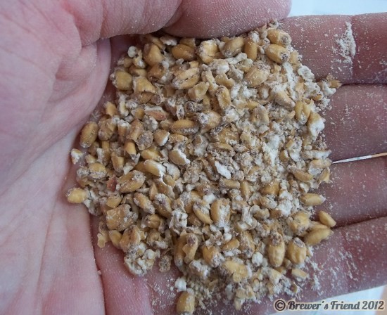 wheat malt crush