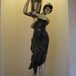 Water Carrier Bronze Statue on Pedestal