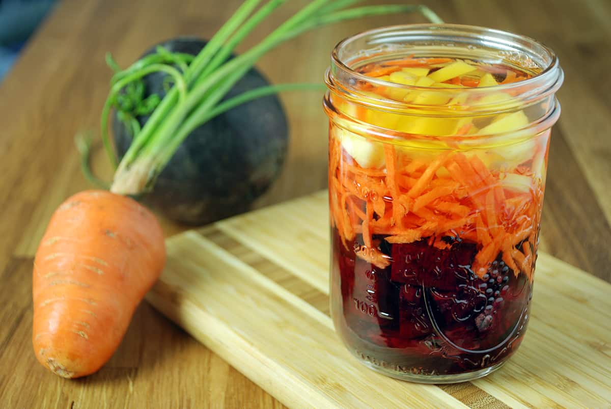 Carrot Beet Infused Vinegar Recipe Amazing Food Made Easy