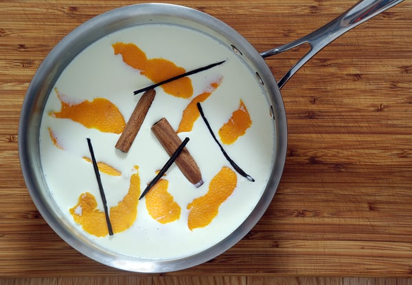 Orange vanilla infused cream Orange vanilla infused cream