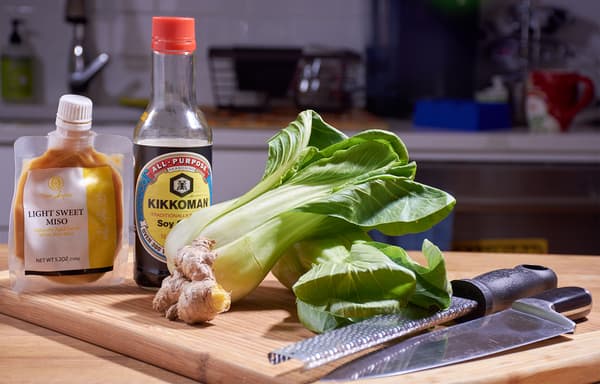 Sous vide bok choy ingredients Sous vide bok choy ingredients