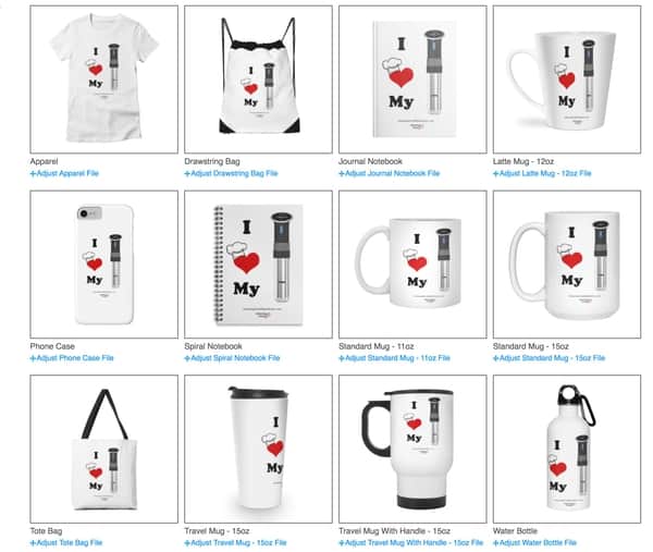 Threadless product options Threadless product options