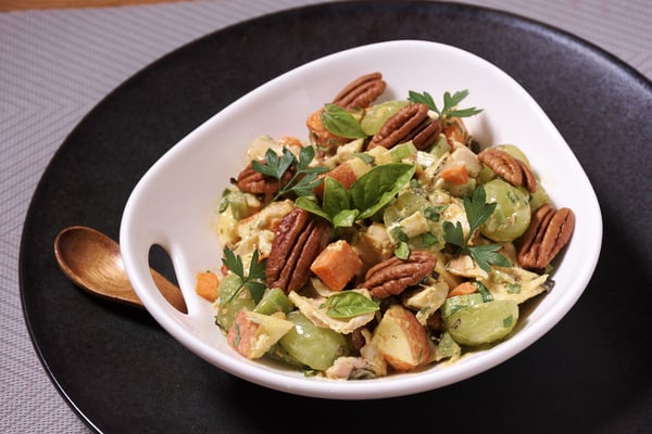 Sous vide chicken curry salad 1 Sous vide chicken curry salad 1