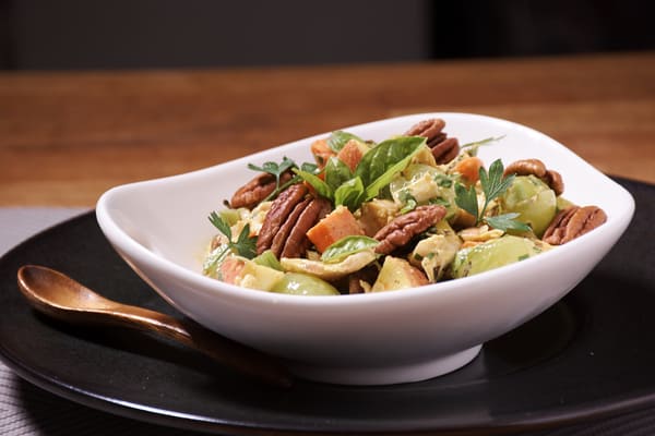 Sous vide chicken curry salad 2 Sous vide chicken curry salad 2