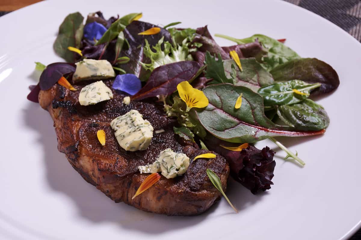 Sous vide strip steak herb butter 5 Sous vide strip steak herb butter 5